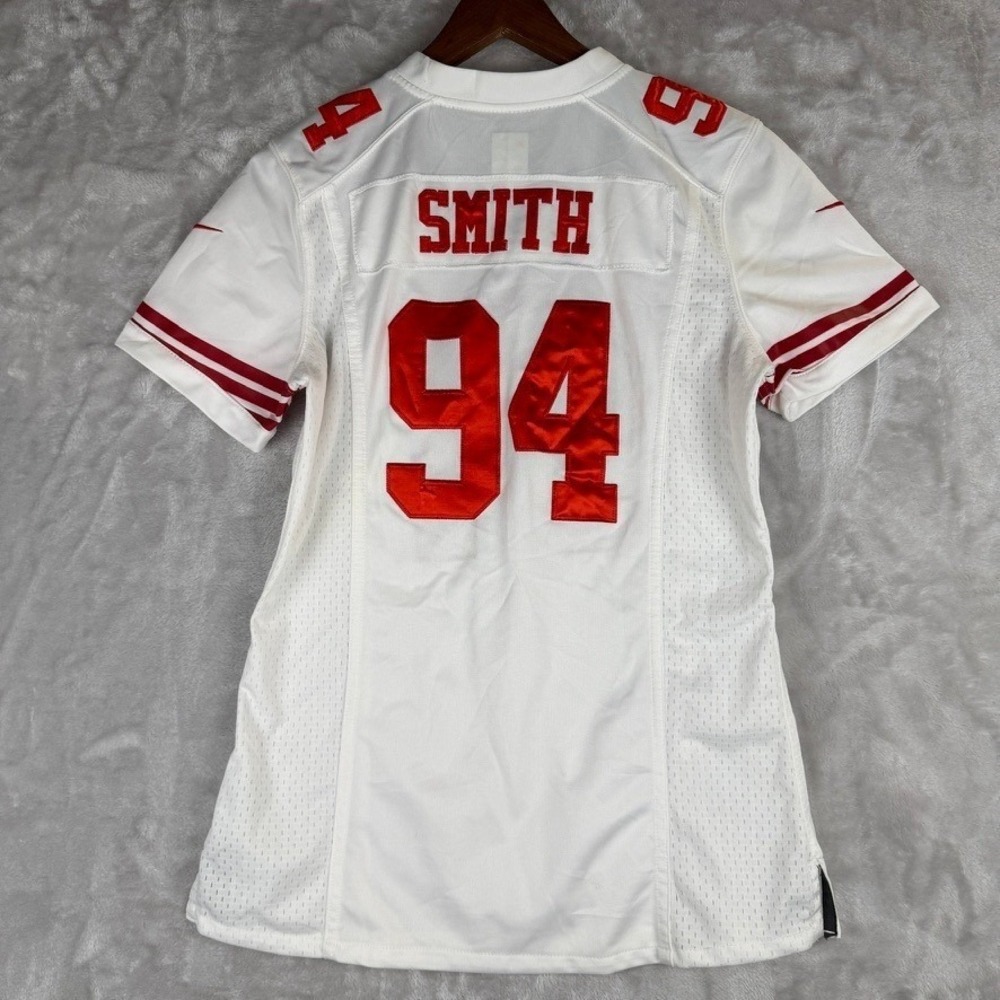 Nike NFL San Francisco 49ers Smith 94 White Jersey Medium